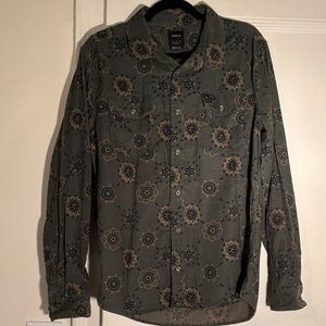 RVCA Floral Long Sleeve Shirt